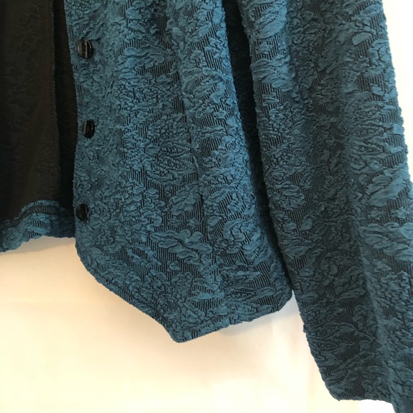 Vintage Coldwater Creek Floral Textured Blazer - Picture 5 of 7